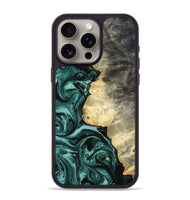 iPhone 15 Pro Max Wood Phone Case - Adela (Green, 800093)