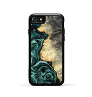 iPhone SE Wood Phone Case - Adela (Green, 800093)