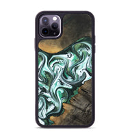 iPhone 11 Pro Max Wood Phone Case - Philip (Green, 800094)