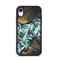 iPhone Xr Wood Phone Case - Philip (Green, 800094)