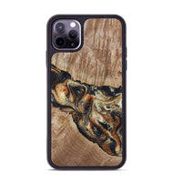 iPhone 11 Pro Max Wood Phone Case - Odin (Black & White, 800096)