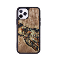 iPhone 11 Pro Wood Phone Case - Odin (Black & White, 800096)