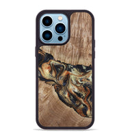 iPhone 14 Pro Max Wood Phone Case - Odin (Black & White, 800096)