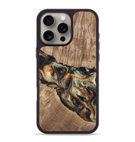 iPhone 16 Pro Max Wood Phone Case - Odin (Black & White, 800096)