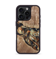 iPhone 16 Pro Wood Phone Case - Odin (Black & White, 800096)