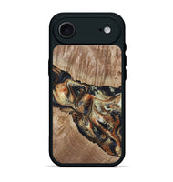 iPhone 17 Air Wood Phone Case - Odin (Black & White, 800096)