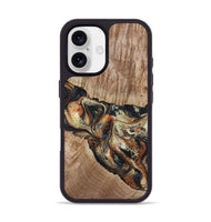iPhone 17 Wood Phone Case - Odin (Black & White, 800096)