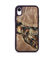 iPhone Xr Wood Phone Case - Odin (Black & White, 800096)