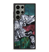 Galaxy S23 Ultra Wood Phone Case - Rhodes (Black & White, 800102)