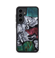 Galaxy S24 Wood Phone Case - Rhodes (Black & White, 800102)