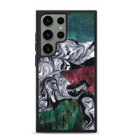 Galaxy S24 Ultra Wood Phone Case - Rhodes (Black & White, 800102)