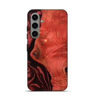 Galaxy S24 Wood Live Edge Phone Case - Arrie (Red, 800105)