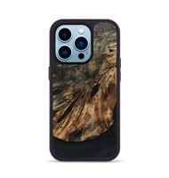 iPhone 14 Pro Wood Phone Case - Harve (Wood Burl, 800224)