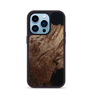 iPhone 14 Pro Wood Phone Case - Gracie (Wood Burl, 800227)