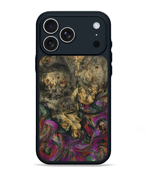 iPhone 17 Pro Max Wood Phone Case - Duane (Green, 800336)