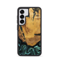 Galaxy S25 Wood Phone Case - Melisa (Green, 800347)
