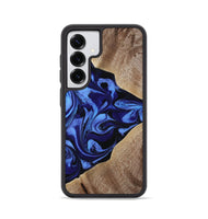 Galaxy S25 Wood Phone Case - Harding (Blue, 800362)