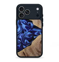 iPhone 17 Pro Max Wood Phone Case - Harding (Blue, 800362)