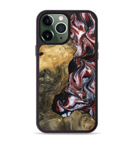 iPhone 13 Pro Max Wood Phone Case - Roscoe (Black & White, 800390)