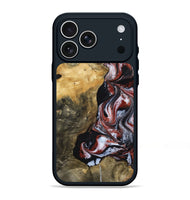 iPhone 17 Pro Max Wood Phone Case - Roscoe (Black & White, 800390)