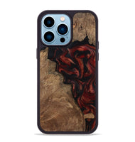 iPhone 14 Pro Max Wood Phone Case - Kenny (Red, 800418)