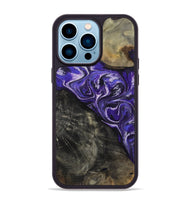 iPhone 14 Pro Max Wood Phone Case - Kyan (Purple, 800439)