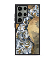 Galaxy S24 Ultra Wood Phone Case - Jaeden (Teal & Gold, 800460)