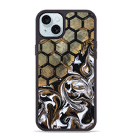 iPhone 15 Plus Wood Phone Case - Samara (Pattern, 800470)