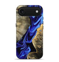 iPhone 17 Air Wood Live Edge Phone Case - Oswaldo (Blue, 800509)