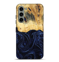 Galaxy S23 Plus Wood Live Edge Phone Case - Arlette (Blue, 800525)