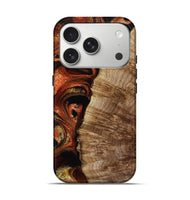 iPhone 17 Pro Wood Live Edge Phone Case - Harland (Red, 800526)