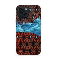 iPhone 15 Wood Live Edge Phone Case - Alex (Pattern, 800532)