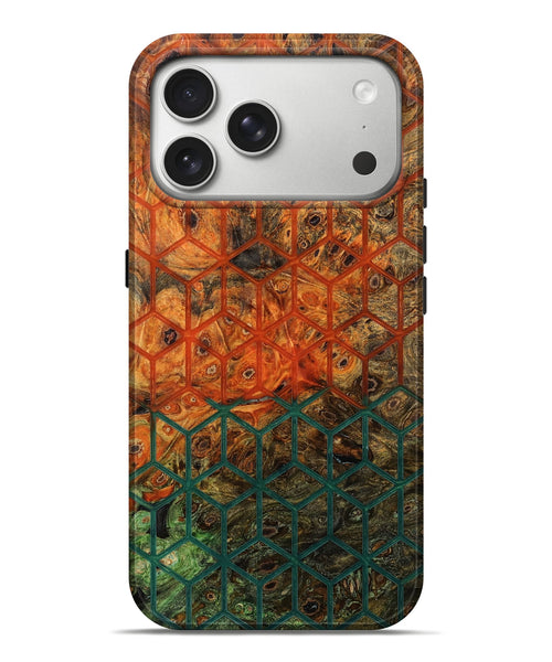 iPhone 17 Pro Max Wood Live Edge Phone Case - Erika (Pattern, 800533)