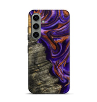 Galaxy S24 Wood Live Edge Phone Case - Jerilyn (Purple, 800537)