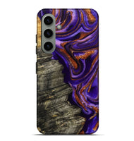 Galaxy S24 Plus Wood Live Edge Phone Case - Jerilyn (Purple, 800537)
