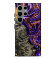 Galaxy S24 Ultra Wood Live Edge Phone Case - Jerilyn (Purple, 800537)