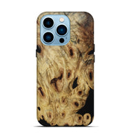 iPhone 14 Pro Wood Live Edge Phone Case - Asaiah (Wood Burl, 800538)