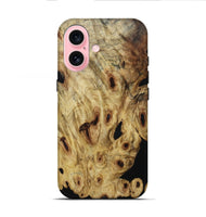 iPhone 16 Wood Live Edge Phone Case - Asaiah (Wood Burl, 800538)