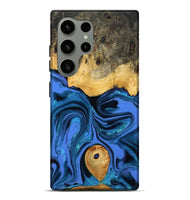 Galaxy S24 Ultra Wood Live Edge Phone Case - Adler (Blue, 800540)