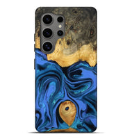 Galaxy S25 Ultra Wood Live Edge Phone Case - Adler (Blue, 800540)