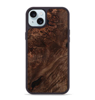 iPhone 15 Plus Wood Phone Case - Hailey (Wood Burl, 800548)