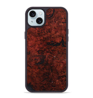 iPhone 15 Plus Wood Phone Case - Drake (Wood Burl, 800550)