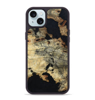 iPhone 15 Plus Wood Phone Case - Mariel (Wood Burl, 800551)