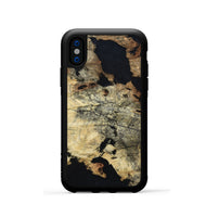 iPhone Xs Wood Phone Case - Mariel (Wood Burl, 800551)