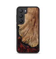Galaxy S23 Wood Phone Case - Joselin (Red, 800553)