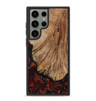 Galaxy S23 Ultra Wood Phone Case - Joselin (Red, 800553)