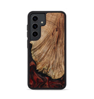 Galaxy S24 Wood Phone Case - Joselin (Red, 800553)