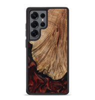Galaxy S25 Ultra Wood Phone Case - Joselin (Red, 800553)