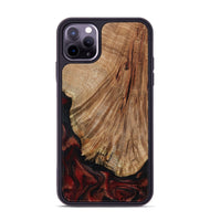 iPhone 11 Pro Max Wood Phone Case - Joselin (Red, 800553)
