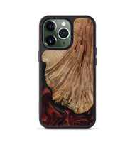 iPhone 13 Pro Wood Phone Case - Joselin (Red, 800553)